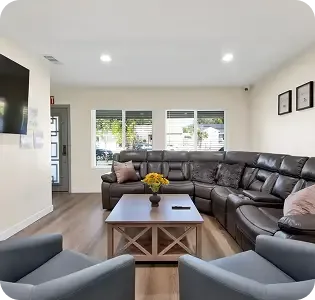 New Beginning recovery living room